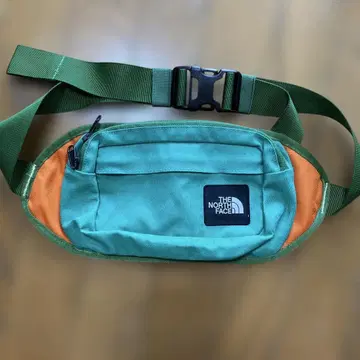 THE NORTH FACE 바디백 터콰이즈/오렌지