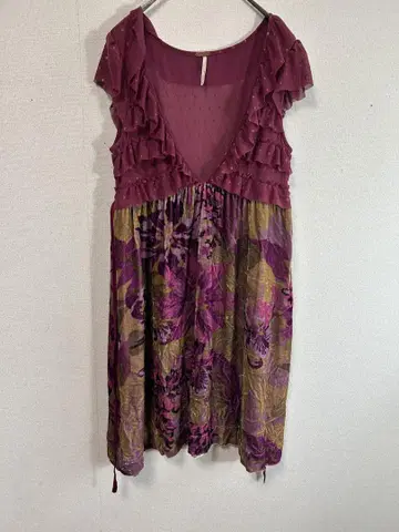 59 Free People 프릴 슬리브리스 튜닉