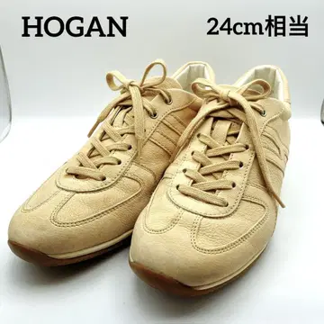 HOGAN 호간 스니커즈 24cm 상당 베이지 신발 끈