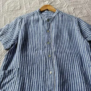 NATURAL LAUNDRY 린넨 파머 셔츠