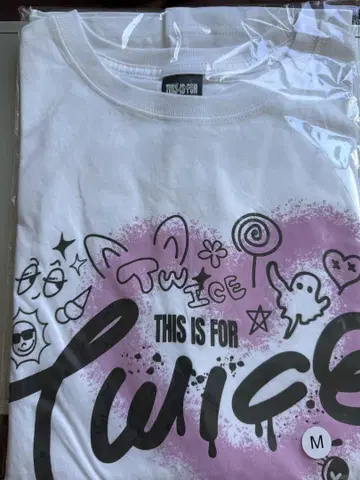 TWICE THIS IS FOR T셔츠 화이트 M사이즈
