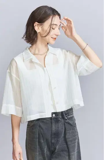 BEAUTY&YOUTH UNITED ARROWS 시스루 셔츠