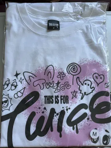 TWICE THIS IS FOR 티셔츠 화이트 M 사이즈