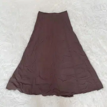 [아카이브] 롱 스커트 (F) 뒤 리본 레이스업 브라운 귀여움