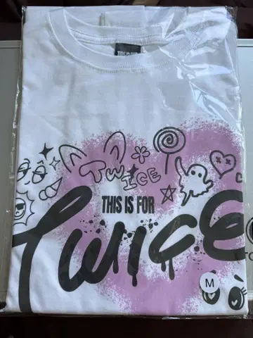 TWICE THIS IS FOR 티셔츠 화이트 M 사이즈