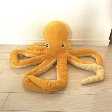 IKEA 오렌지색 문어 봉제인형