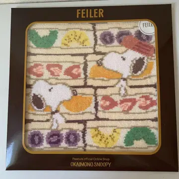 FEILER 해수욕장 SNOOPY 콜라보 스누피 후르츠 샌드 손수건