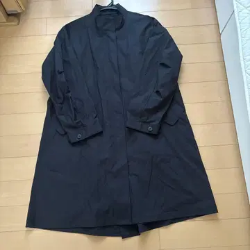 발수 모즈 코트 블록 테크 롱 코트
