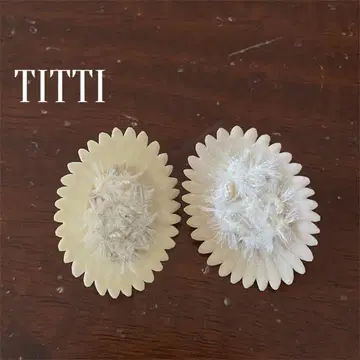 TITTI 빈티지 귀걸이 1점 H.P.FRANCE 핸드메이드 레어