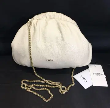 FURLA 숄더백 체인 미니 페르가메나 화이트 계열 새상품