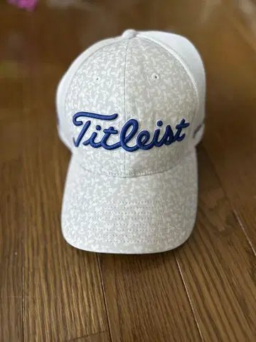 타이틀리스트 캡 화이트/블루 한정판 모델
