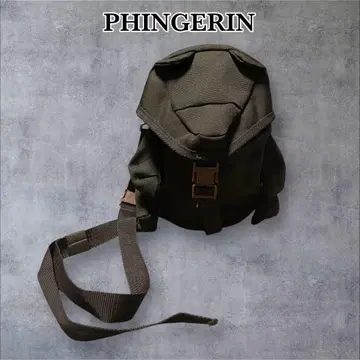 PHINGERIN CUMALICE POUCH 브라운 베어 파우치