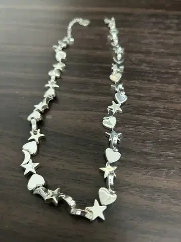 JiedaSTAR MOON HEART NECKLACE 목걸이