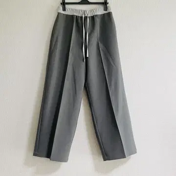 BLACK BY MOUSSY 허리 스위칭 팬츠 그레이 blkby