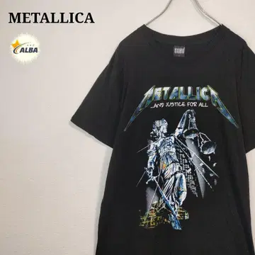 METALICA 메탈리카 티셔츠 빈티지 밴딩 헤비메탈 블랙