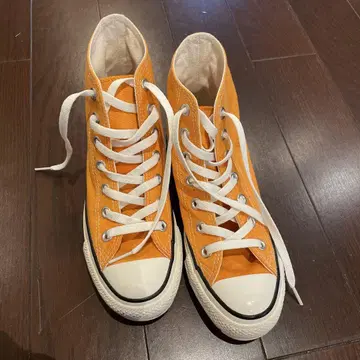 오렌지 ALL STAR 하이컷 스니커즈