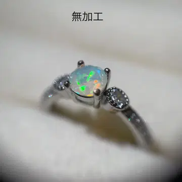 12호 0.5ct 에티오피아산 프레셔스 오팔 반지