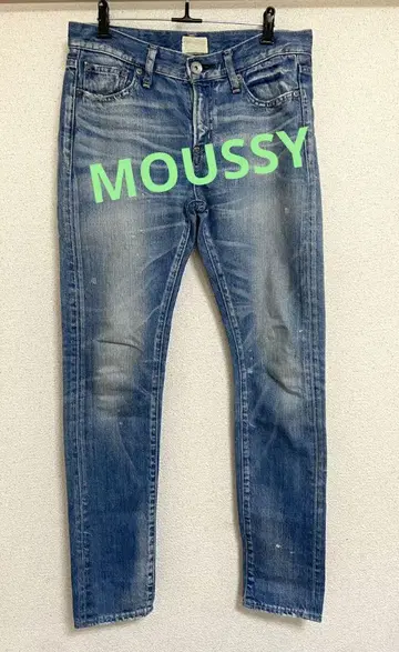 MOUSSY 라이트 블루 스트레이트 데님 25