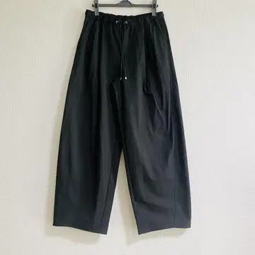 지유 배럴 레그 풀온 팬츠 블랙 XL 221-356489 지유
