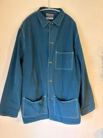 vintage 파랑 커버올 USA 구제 의류 남성용 여성용