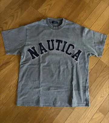 NAUTICA 그레이 티셔츠 반팔