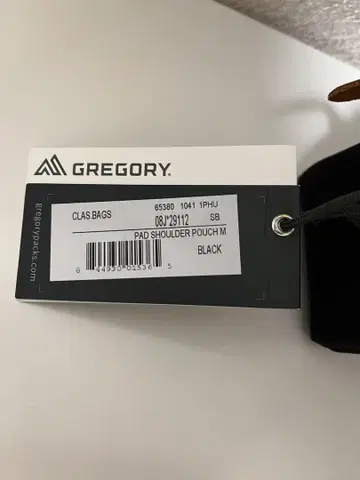 GREGORY PAD SHOULDER POUCH M 블랙