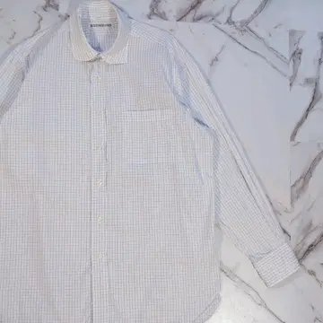 인디비지얼라이즈드 셔츠 XL L/S 셔츠 윈도우 펜 체크 화이트