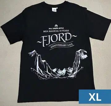 Mrs. GREEN APPLE 미세스 FJORD LIVE 티셔츠 XL