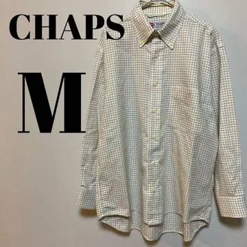 CHAPS 챕스 긴팔 버튼 다운 체크 셔츠 M