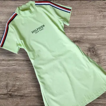 [컨디션 최상] tommy figer 타미힐피거 XL 라임 그린