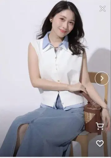 셔츠 레이어드 풀오버
