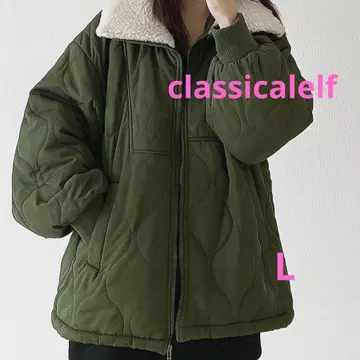 classicalelf 모코 옷깃이 귀여운 퀼팅 자켓