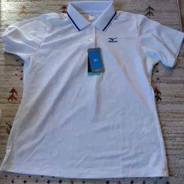 Mizuno 여성용 피케 셔츠 화이트