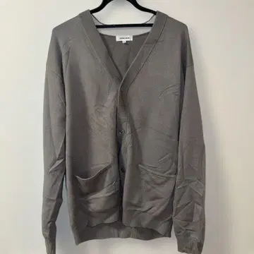 GLOBAL WORK 그레이 V넥 가디건 XL