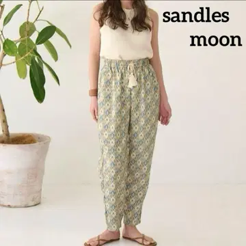 sandlesmoon 샌들문 / 재스민 팬츠 롱 기장 안감 있음