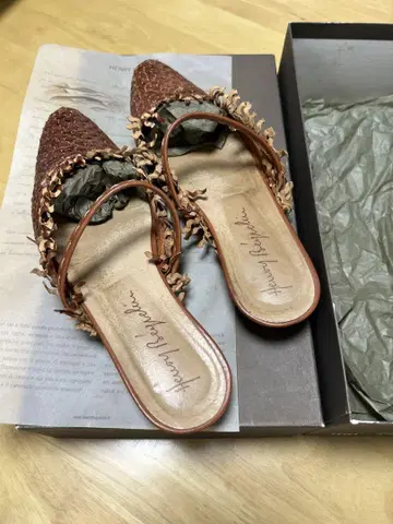 Henry Beguelin 플랫 샌들 35.5cm