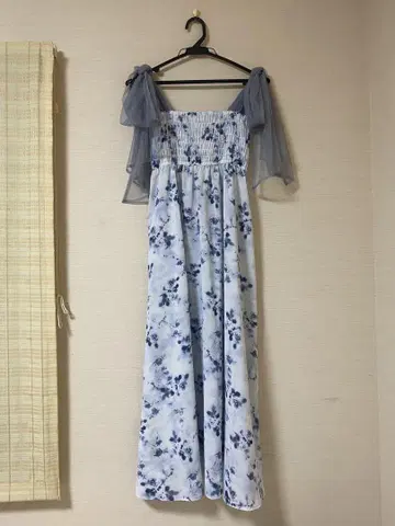 apre's jour 숄더 리본 꽃무늬 원피스