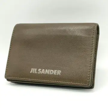 JIL SANDER 가죽 카드 케이스 카드 홀더 명함지갑 질 샌더