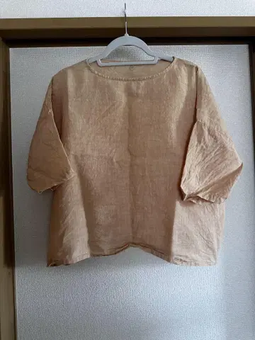 얀마산업 린넨 블라우스