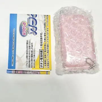 추억의 피처폰 마스코트 가챠 핑크 실제로 녹음 재생 가능
