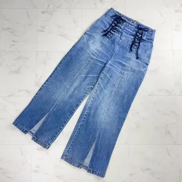 PHEENY 데님 와이드 팬츠 라이트 블루 사이즈 2*QC828