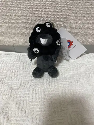 검정 미야쿠미야쿠 앉은 버전 카라비너 포함 마스코트 오사카 엑스포 블랙