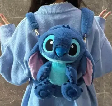 스티치 봉제 인형 백팩