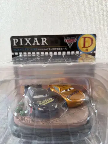 PIXAR 1번 복권 카 Cars 장면 피규어 크로스로드