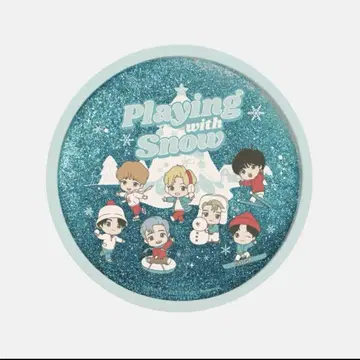 (새상품) BTS Tiny Tan Playing with Snow 코스터