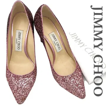 JIMMY CHOO 하이힐 브라이덜 글리터 핑크 1841A