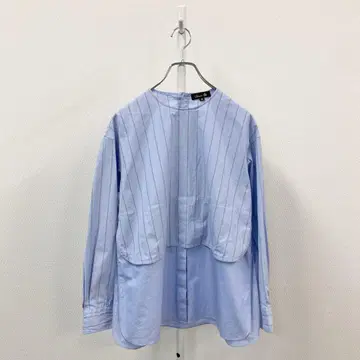 54g10 정가 64,900엔 드로어 24SS 레이어 노카라 블라우스