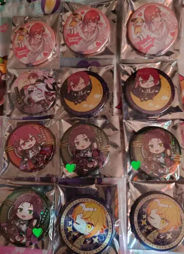 우라시마사카타센 토나리노 사카타. 츠키 유에 와타카와 외 캔뱃지 12개