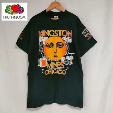 KINGSTON MINES 시카고 블루스 T셔츠 블랙