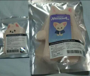 스키즈 포토 카드 홀더가 있는 봉제 인형